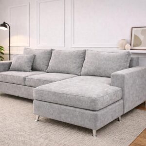 El Esquinero Amstel con diseño moderno, confort diario y patas aluminio ambiente de livingEsquinero Chesterfield con diseño moderno, confort diario y patas aluminio ambiente de living