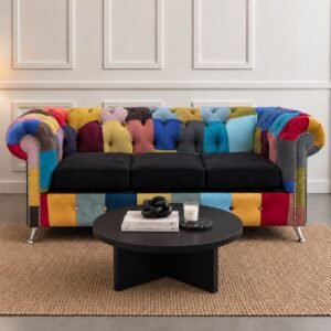 Sofá Chesterfield Patchwork
