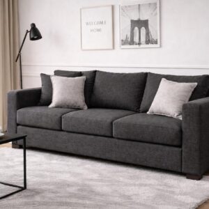 Sofa Roma 3ci con diseño moderno, confort diario y patas aluminio ambiente de livingEsquinero Chesterfield con diseño moderno, confort diario y patas aluminio ambiente de living