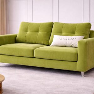 El Sofá Picasso con diseño moderno, confort diario y patas aluminio ambiente de livingEsquinero Chesterfield con diseño moderno, confort diario y patas aluminio ambiente de living