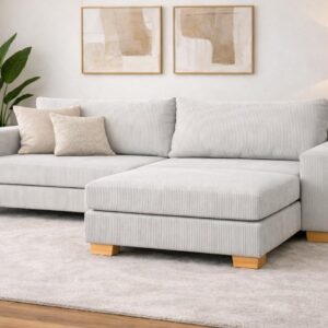 El Esquinero Marta con diseño moderno, confort diario y patas aluminio ambiente de livingEsquinero Chesterfield con diseño moderno, confort diario y patas aluminio ambiente de living