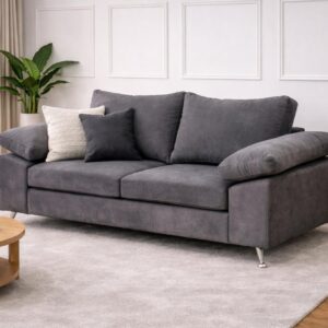 El Sofá Antonella con diseño moderno, confort diario y patas aluminio ambiente de livingEsquinero Chesterfield con diseño moderno, confort diario y patas aluminio ambiente de living